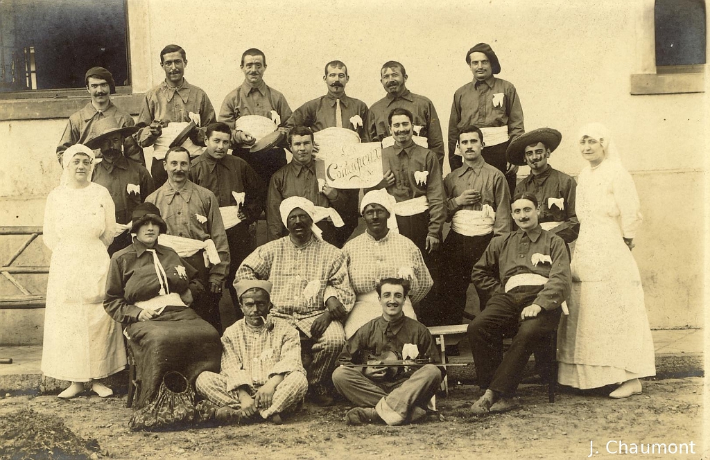 Hôpital Marion-Remiremont-Vosges ~ Ces braves venaient de l'attaque de Montdidier (1918).JPG